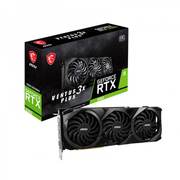 CARTE GRAPHIQUE MSI GEFORCE RTX 3080 VENTUS 3X PLUS OC LHR / 10G GDDR6X