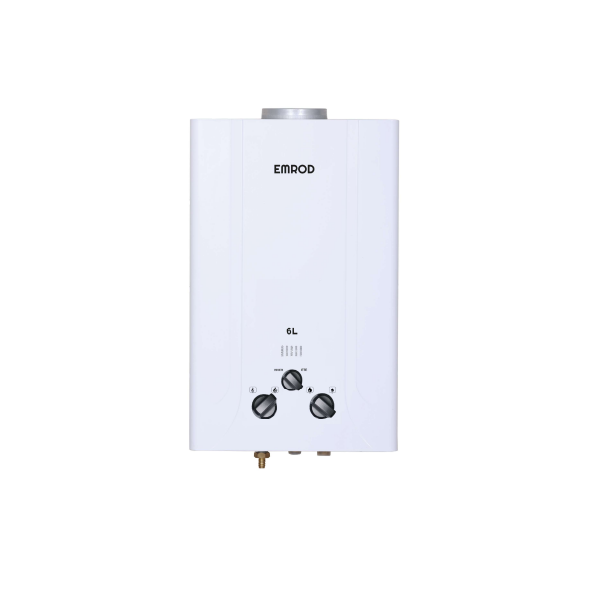 Chauffe Bain EMROD 6 Litres Gaz Bouteille - Blanc
