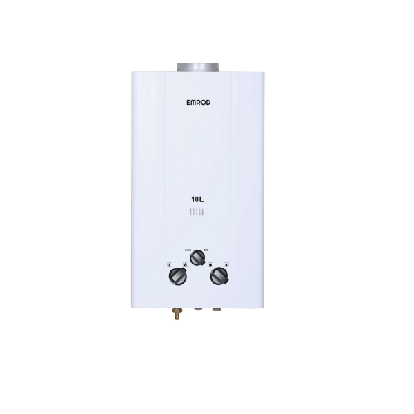 Chauffe Bain EMROD 10 Litres Gaz Bouteille - Blanc
