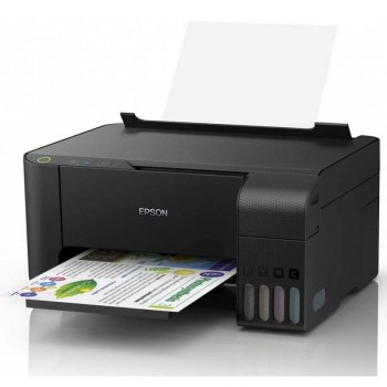 IMPRIMANTE À RÉSERVOIR INTÉGRÉ EPSON ECOTANK L3210 3EN1 COULEUR - NOIR