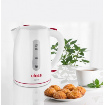 Bouilloire UFESA 1.7L 2200W Blanc HA7616
