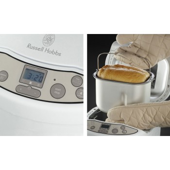 MACHINE À PAIN AUTOMATIQUE RUSSELL HOBBS 660W BLANC -18036-56