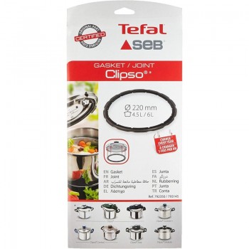 TEFAL CLIPSO SILICON GASKET FOR PRESSURE COOKERS 6L ORIGINAL