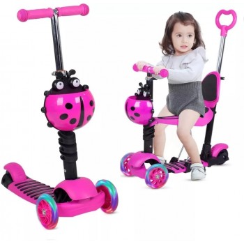 Scooter Trottinette à 3 Roues pour Enfant - 3 Ans et Plus - avec Roues à lumières LED