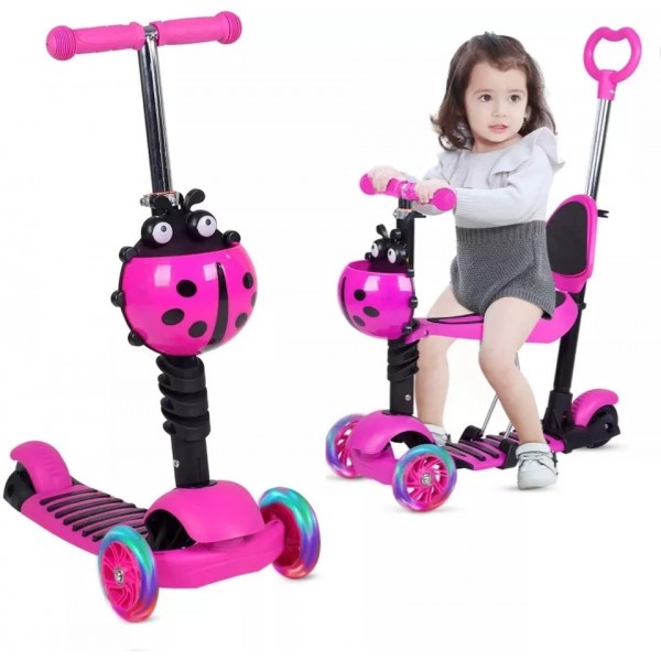 Scooter Trottinette à 3 Roues pour Enfant - 3 Ans et Plus - avec Roues à lumières LED