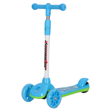 Scooter-Kick à émission lumineuse pliable pour enfants de 3-6 ans, Bike-slide pour enfants 3 roues