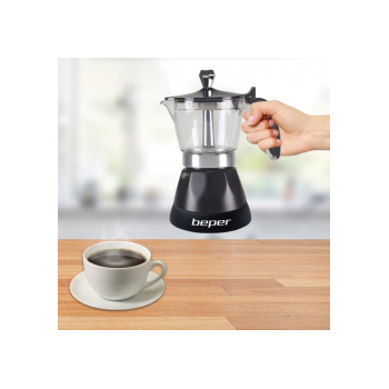 CAFETIÈRE ELECTRIQUE BEPER 400W NOIR