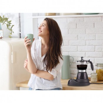 CAFETIÈRE ELECTRIQUE BEPER 400W NOIR