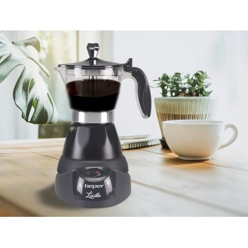 CAFETIÈRE ELECTRIQUE BEPER 400W NOIR