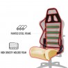 CHAISE GAMING MSI MAG CH120X EN CUIR PVC AVEC ACCOUDOIRS REMBOURRÉS - NOIR & ROUGE