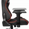 CHAISE GAMING MSI MAG CH120X EN CUIR PVC AVEC ACCOUDOIRS REMBOURRÉS - NOIR & ROUGE