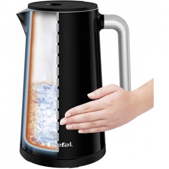 BOUILLOIRE SMART SANS FIL TEFAL K0850810 1800W 1.7LITRE - NOIR