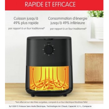 FRITEUSE SANS HUILE TEFAL EY130815 1500W - NOIR