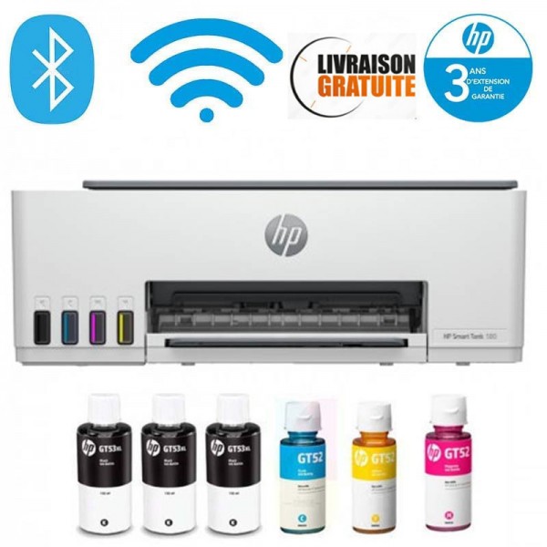 IMPRIMANTE 3EN1 HP SMART TANK 580 COULEUR WI-FI - 1F3Y2A