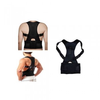 Ceinture Correcteur De Posture Dos Unisexe – Noir