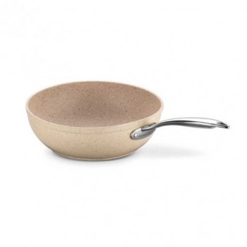 MOULE A WOK KORKMAZ GRANITA 24CM BEIGE