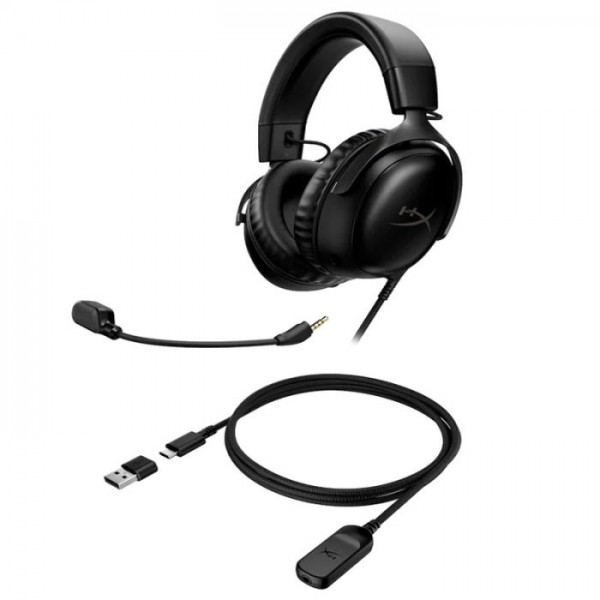 MICRO CASQUE FILAIRE GAMER HYPERX CLOUD III - NOIR