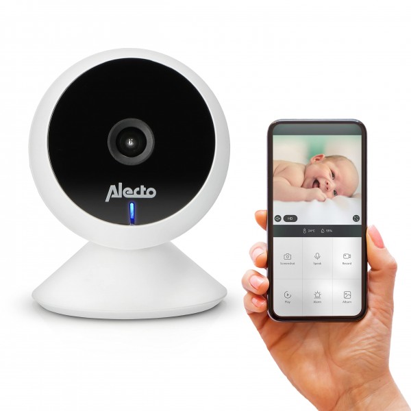 BABYPHONE WIFI AVEC CAMERA NOIR
