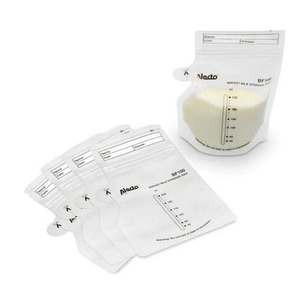 Alecto BF100 -Sachets de conservation du lait maternel 220 ml