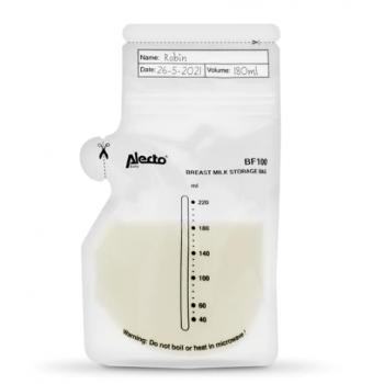 Alecto BF100 -Sachets de conservation du lait maternel 220 ml