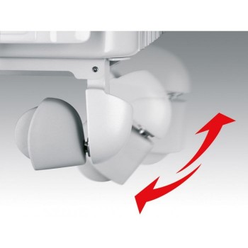 RADIATEUR BAIN D'HUILE DELONGHI V551225 12 ÉLÉMENTS 2500W - BLANC