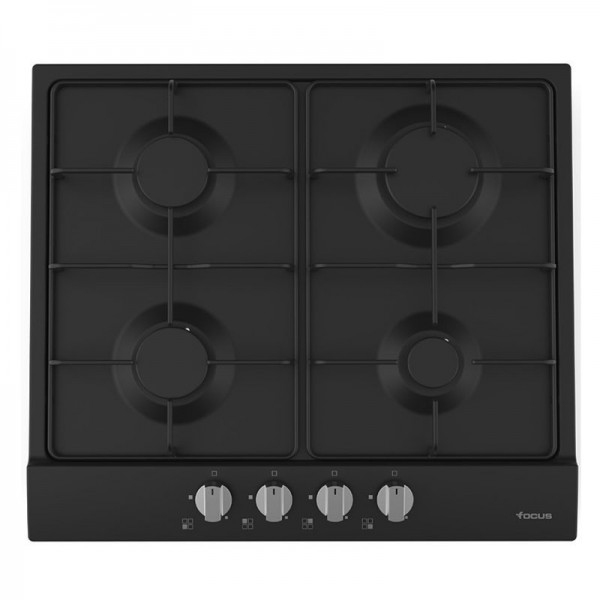 PLAQUE DE CUISSON FOCUS 4 FEUX NOIR F.401B
