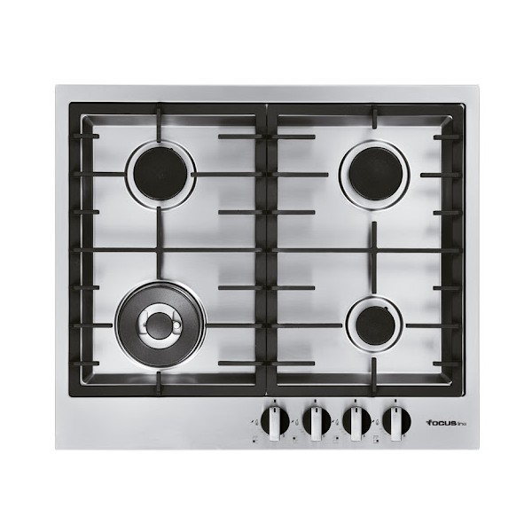 Plaque de Cuisson FOCUS QUADRA.60 4 Feux 60 Cm Inox