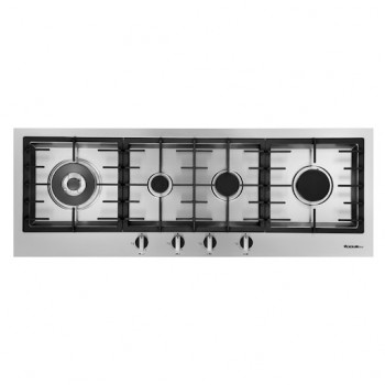 Plaque de Cuisson FOCUS FILO 124 110 Cm 4 Feux Inox