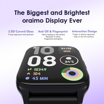 Montre intelligente Oraimo Watch 4 Plus 2.01″ HD IP68 OSW-801