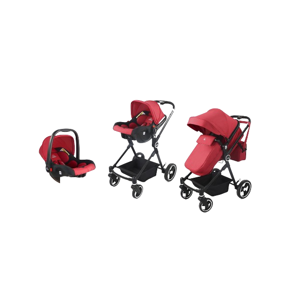 Poussette AMELIA DUO ROUGE