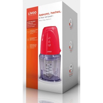 HACHOIR LIVOO MULTIFONCTION 260 W - ROUGE