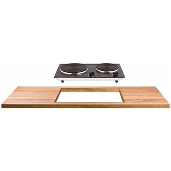 PLAQUE ÉLECTRIQUE ENCASTRABLE LIVOO DOC168N 2500W - NOIR