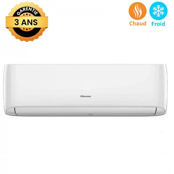 CLIMATISEUR HISENSE TROPICALISÉ 24000 BTU CHAUD FROID BLANC