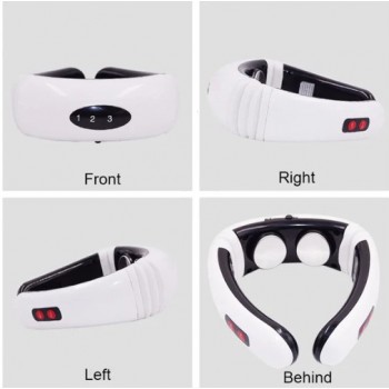 Masseur électrique de cou SALORIE EMS Pulse Back 6 modes Contrôle de puissance