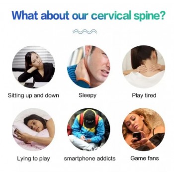 Masseur électrique de cou SALORIE EMS Pulse Back 6 modes Contrôle de puissance