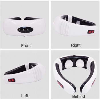 Masseur électrique de cou SALORIE EMS Pulse Back 6 modes Contrôle de puissance
