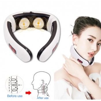 Masseur électrique de cou SALORIE EMS Pulse Back 6 modes Contrôle de puissance