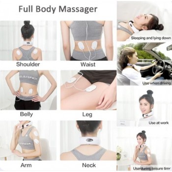 Masseur électrique de cou SALORIE EMS Pulse Back 6 modes Contrôle de puissance