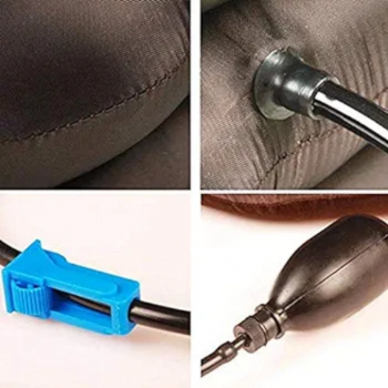 Coussin Cervical Gonflable à 3 Niveaux