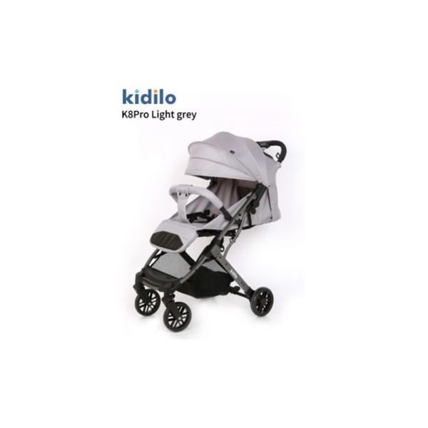 Poussette pour bébé K8 PRO Kidilo - GRIS