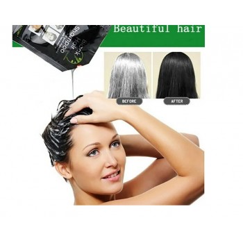 Lot de 10 shampoings colorants- Unisexes pour cheveux noirs- En 5 minutes