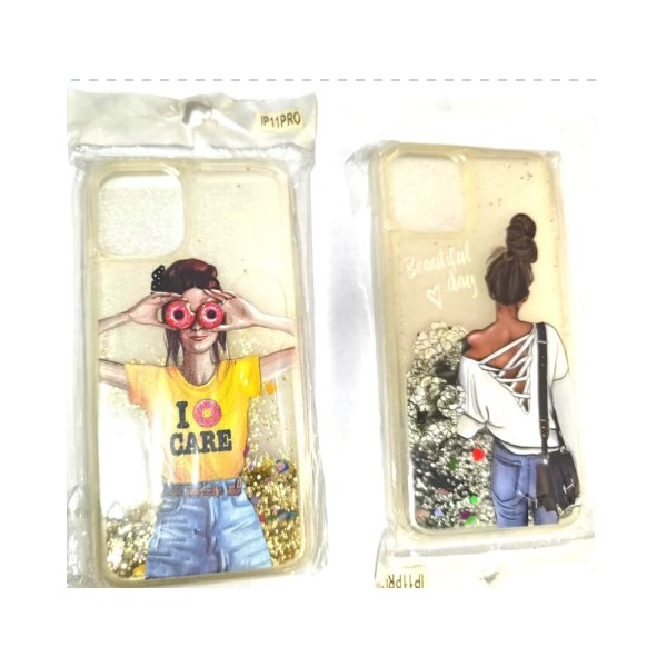Deux Coque en silicone pour iPhone 11 Pro