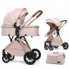 Poussette Landau KIDILO V8G Avec Sac Maman