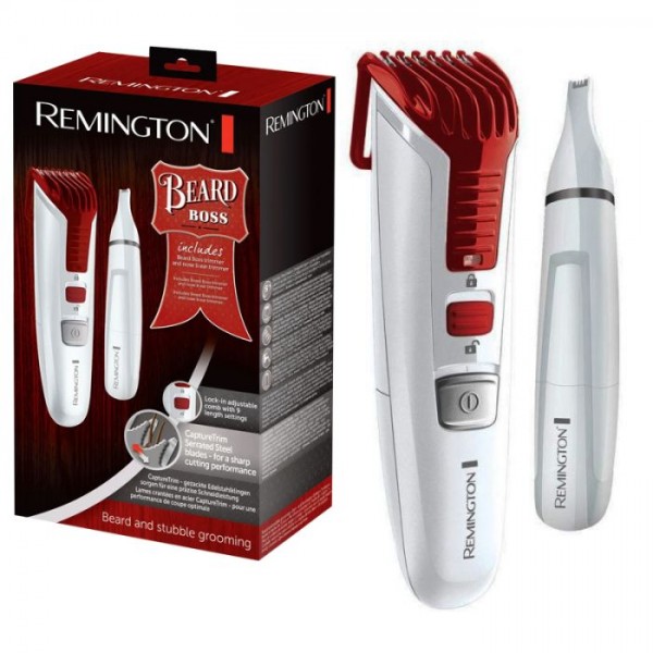Pack Tondeuse cheveux & Tondeuse nez et oreilles Remington Beard Boss - HC5100 - Jacaranda Tunisie