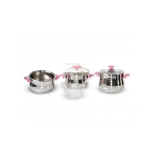 Pack Cocotte 7pcs My DIAMOND inox 18/10