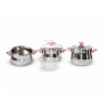 Pack Cocotte 7pcs My DIAMOND inox 18/10
