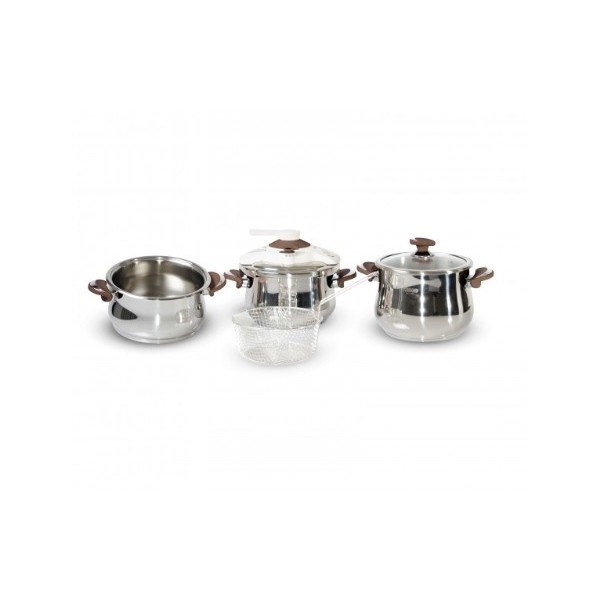 Pack Cocotte 7pcs My DIAMOND inox 18/10