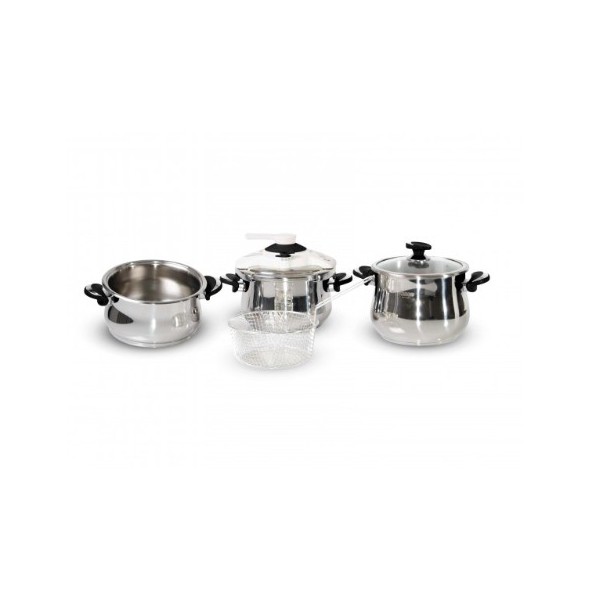 Pack Cocotte 7pcs My DIAMOND inox 18/10