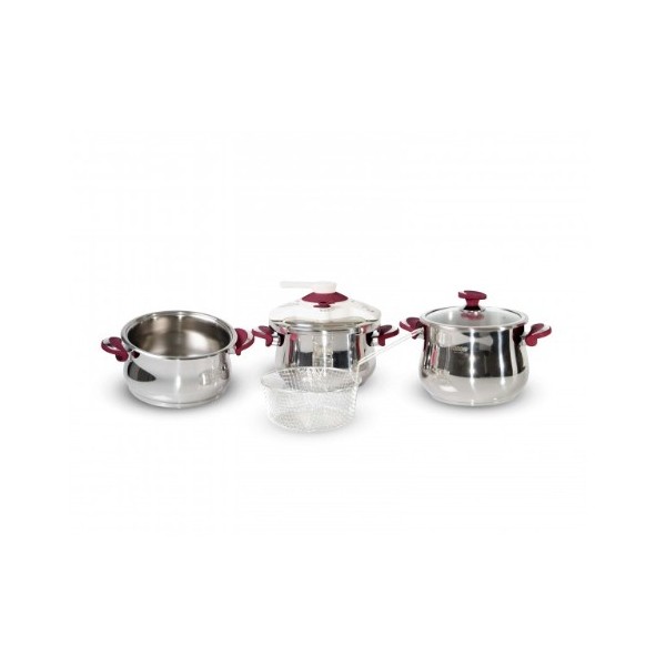 Pack Cocotte 7pcs My DIAMOND inox 18/10