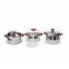 Pack Cocotte 7pcs My DIAMOND inox 18/10